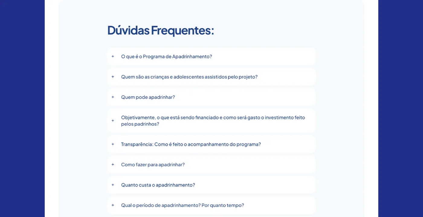 FAQ about sponsorship and transparency